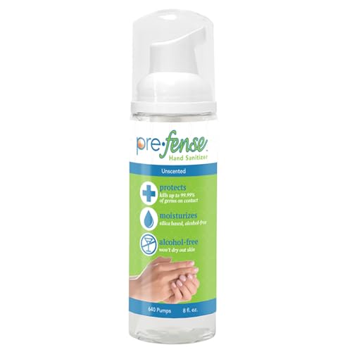 Foam Hand Sanitizer - Kills 99.9% of Common Germs - Alcohol-Free - Moisturizing, Non-Skin Drying, Water-Based Formula - Made in USA - Unscented - Everyday Size - 8 oz - 1 Pack - size: 8 Fl Oz (Pack of 1)