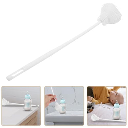 Cabilock Silicone Bottle Brush for Baby Bottles with Soft Bristles Long Handle Cleaning Brush for Narrow Neck Water Bottles Tumblers and Sports Bottles