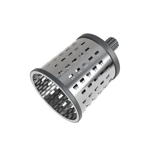 Zyliss E900059 Universal Drum Grater, Stainless Steel, Grating Apples, Cereals, Granola, for Use with Zyliss Rotary Cheese Grater, 5 Year Guarantee - style: Universal Drum