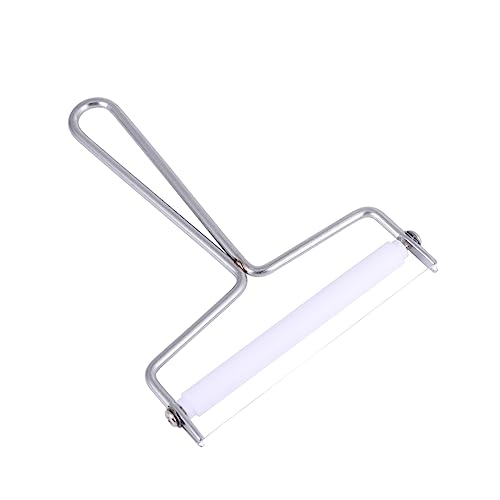 2Pcs Stainless Steel Cheese Slicer Set Wire Handle Efficient Cream Cutter and Butter Scraper for Kitchen and Bakery Use - color: Silver