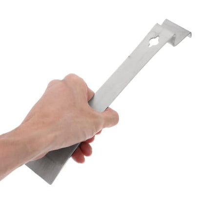 Stainless Steel Beekeeping Hive Scraper Tool with Curved Head for Scraping Beeswax and Propolis, Sturdy Handheld Hive Tool for Beekeepers in Beekeeping Supplies