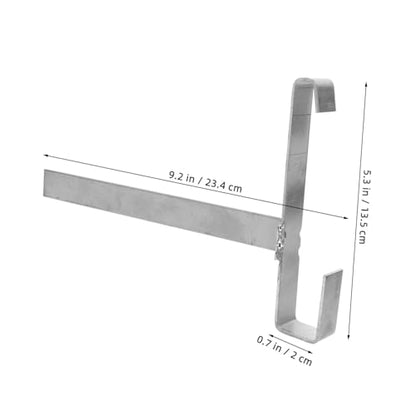 Sosoport 2pcs Beehive Frame Holder Stand Bee Frame Holder Beekeeper Tools Stainless Steel