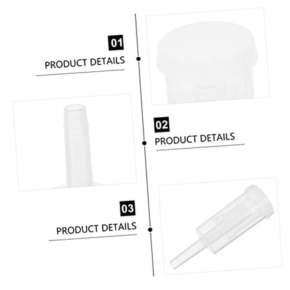 LABRIMP 2pcs Plastic One-way Valves for Home Brewing Three-piece Check Valve for Wine and Juice Fermentation Airtight Design