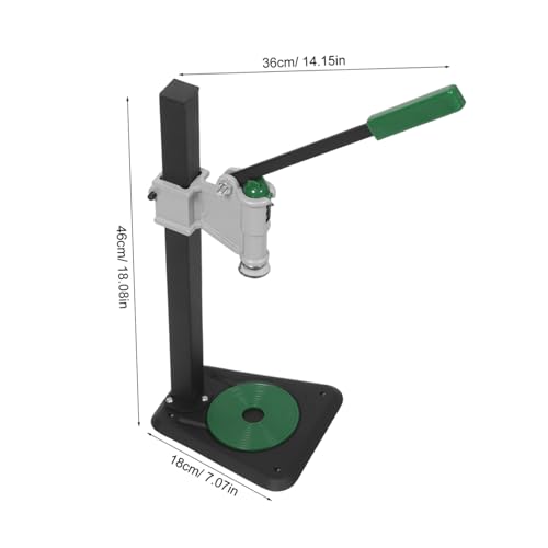 LALAFINA Manual Bottle Capper for Homebrew Beer and Soda Bottles Adjustable Height 7.8"-18.3" Lever Bench Capping Machine Hand Operated Countertop Sealing Tool