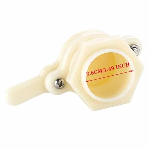Honey Valve 6pcs Beekeeping Honey Bucket Valve, Honey Bucket Spout Gate, Honey Bee Gate Valve for 5 Gallon Bucket For Extractor Bottling Pail Containers