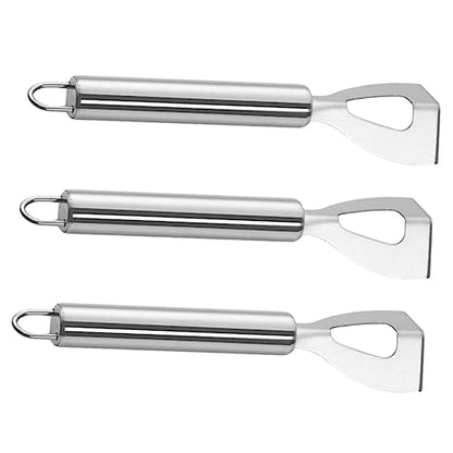 Cabilock 3PCS Stainless Steel Butter Knife Set Kitchen Cheese Cutting Tools Ergonomic Handles for Home Cooking and Charcuterie Boards