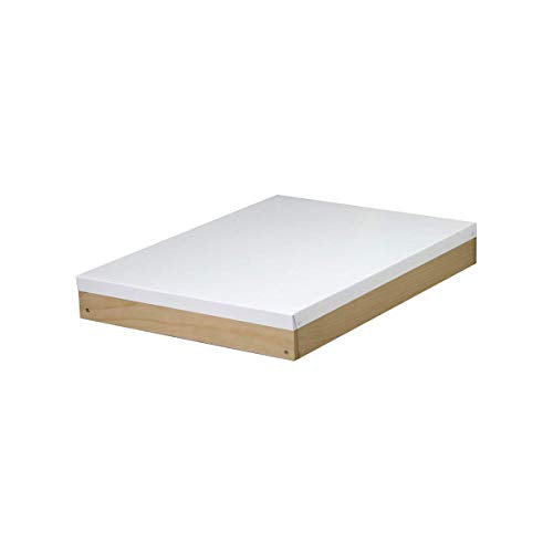 Busy Bees 8-Frame Telescoping Top Cover – Amish-Made Eastern White Pine Hive Cover with White Aluminum Cap – USA-Crafted Langstroth Beekeeping Equipment