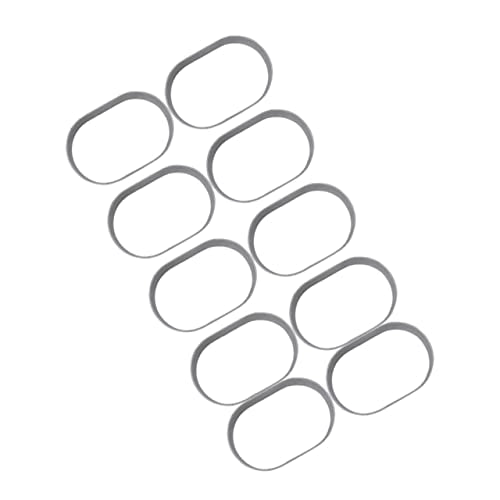 10pcs Cheese Mold Stainless Steel Baking Tools for Cake Chocolate and Fondant Creative Non-stick Moulds for Home Baking and Desserts - color: Silver