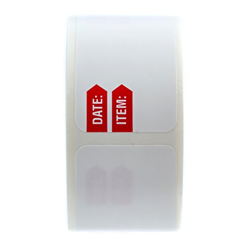 250 Freezer Labels / 1" x 2" Restaurant Quality Freezer Labels/Food Prep Labels/Made in The USA - size: Red Freezer 1” x 2”