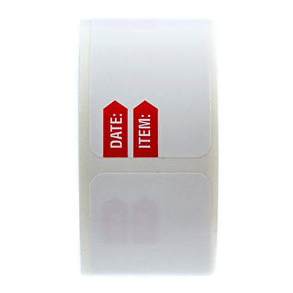 250 Freezer Labels / 1" x 2" Restaurant Quality Freezer Labels/Food Prep Labels/Made in The USA - size: Red Freezer 1” x 2”