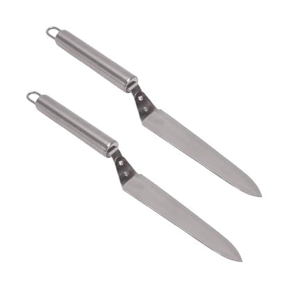 Wasp Knife Beekeeping Supplies Stainless Steel Honey Uncapping Cutter 2 Pack 10.83in Ultra Thin Slanted Side for Beekeepers Honey Harvesting Comb Frames