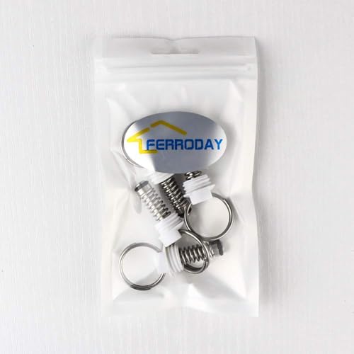 FERRODAY 4PCS Corny Keg Pressure Relief Valve, Plastic Ball Lock Keg Lid Relief Valve for Cornelius Corny Keg Lid Brewing Equipment Replacement Kit