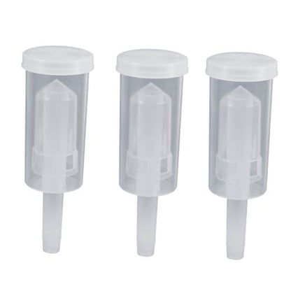 MAGICLULU 3-Piece 6-Pack One-Way Fermentation Lock Kit for Homebrew Water Sealed Check Valve for Wine Making and Home Brewing Supplies
