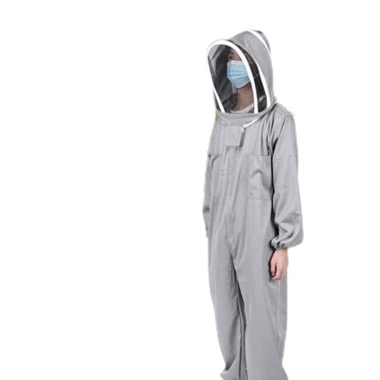GLOGLOW Beekeeping Veil Suit, Breathable Mesh Hat Beekeeper Protective Smock for Beekeeping Honey Harvesting