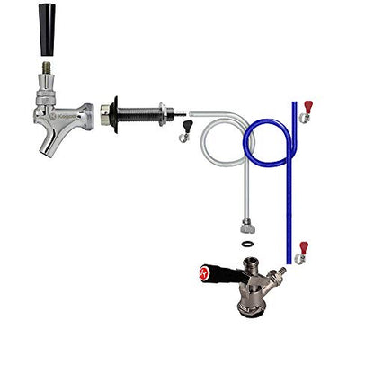 Kegco Tap Conversion Kit, Chrome (3PATK)