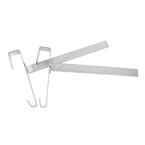 2pcs Bee Frame Holder Stainless Steel Support Rack for Beekeeping Tools Perch Stand for Hive Frame Storage and Cleaning Design for Beekeepers Supplies