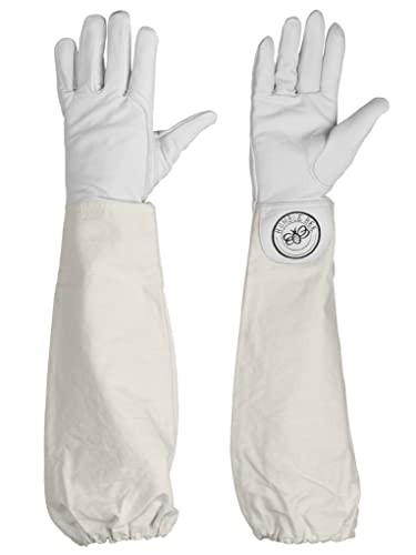 Humble Bee 110 Goatskin Beekeeping Gloves with Extended Sleeves - size: X-Small