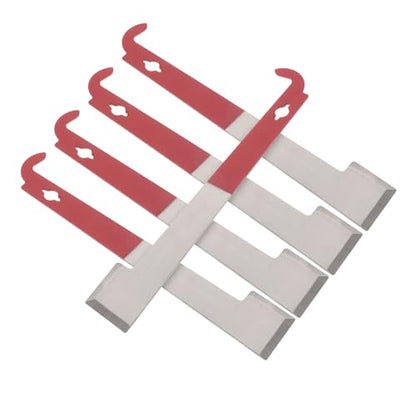 5pcs Beekeeping Hive Tool Kit Stainless Steel Manual Scraper Frame Lifter Hook for Beehive Harvest Beekeeping Supplies Equipment