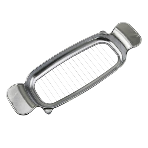 Stainless Steel Block Cheese Slicer Butter Cutter 6.5x2x19.5cm Multi Functional Sausage Ham and Egg Divider