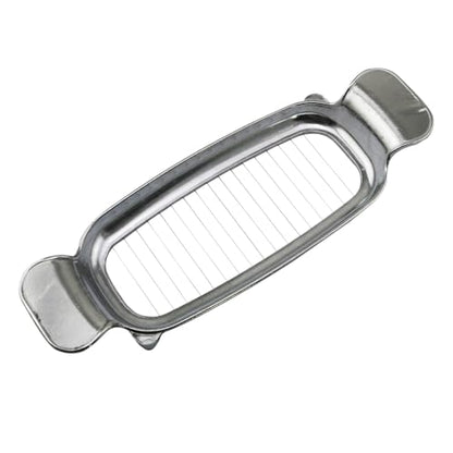 Stainless Steel Block Cheese Slicer Butter Cutter 6.5x2x19.5cm Multi Functional Sausage Ham and Egg Divider