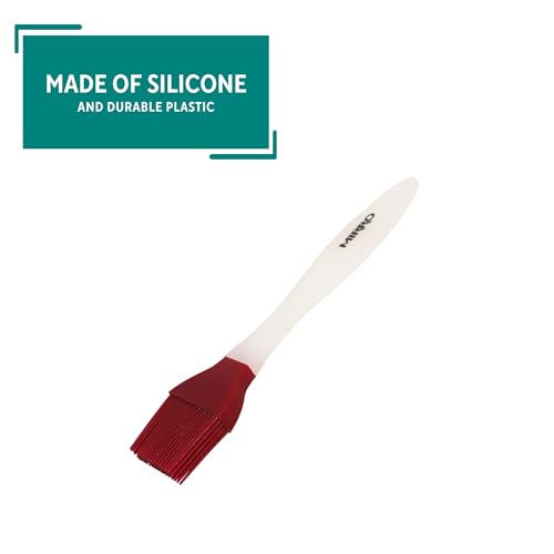 MIRRO Silicone Basting Brush, Red - size: 8.5"