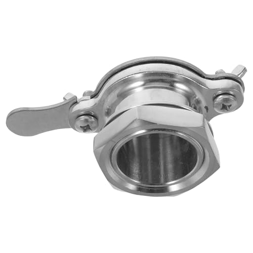 Luxshiny Stainless Steel Honey Gate Valve Spout for Bucket Extractor Beekeeping Supplies Honey Bottling Tool Accessory for Hive Harvesting Equipment
