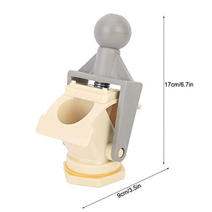 Honey Gate Valve with Ergonomic Ball Handle Durable Plastic Bee Honey Tap Beekeeping Bottling Tool for Honey Extractor Equipment Honey Bucket Accessories