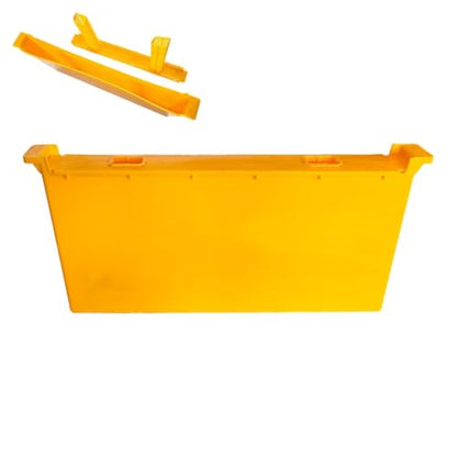 Bee Food Feeder 3.5L Bee Feeding Tool | Beekeeping Water Dispenser for Beekeeping, Apiary, Beehive, Hive, Honey, Feeding, Food - color: Yellow