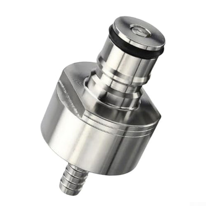 Stainless Steel Carbonation Cap Ball Lock for Home Brewing Beer for soda - Counter Pressure Filling PET Bottle - Silver 6x3.2cm