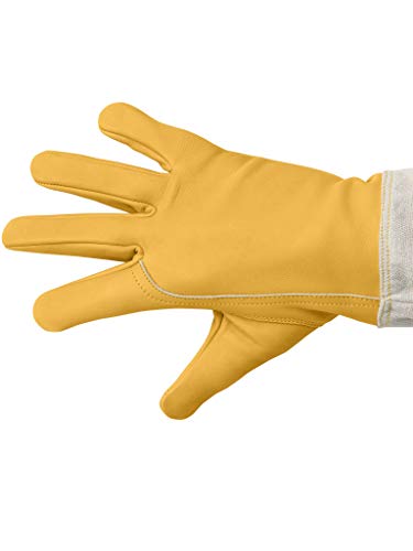 Humble Bee 111 Cowhide Beekeeping Gloves with Extended Sleeves - size: XX-Small