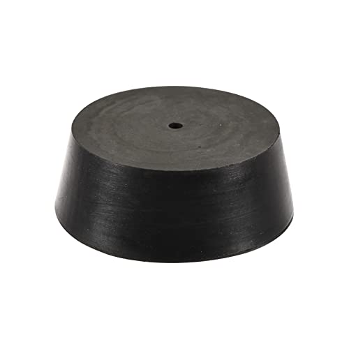 MECCANIXITY Rubber Tapered Plug 75mm to 90mm with Hole Test Tubes Bungs Stopper Black for Lab Home - size: 75mm - 90mm