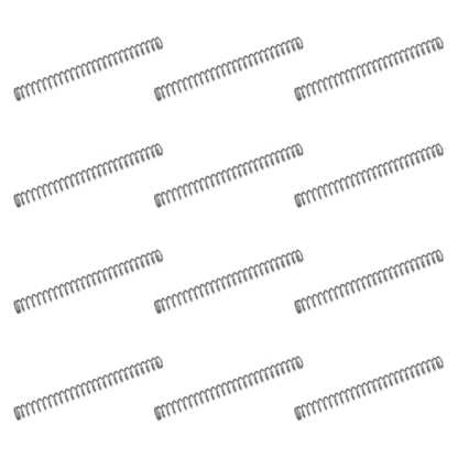 uxcell 50Pcs 304 Stainless Steel Compression Springs, 0.5mm x 4mm x 45mm Small & Tiny Pen Spring for Home Repair & DIY, Workshop & Industrial Use, (Silver Tone) - size: 4mmx45mm