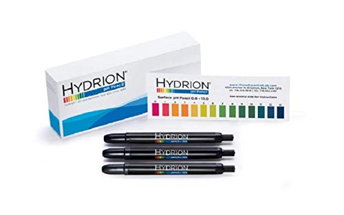 Micro Essential Lab P-12M Hydrion Insta-Chek Surface pH Pencils, 0 - 13 pH (Pack Of 3)