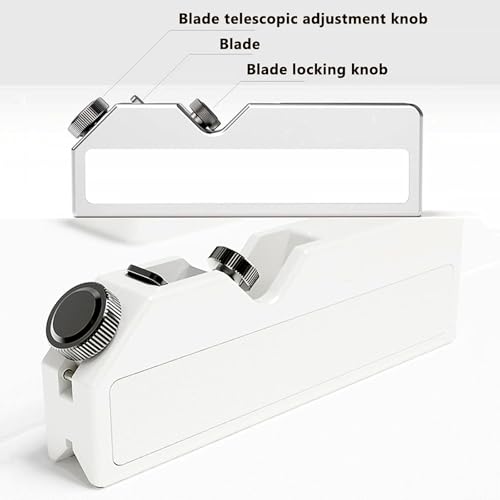 Handmade Soap Trimmer, Cold Soap Edger Beveler Planer with 4 Styling Knives: 45° Angle/Small R/Inner Arc/Large R Chamfering, for Square/Round Cold Soap Candle Making