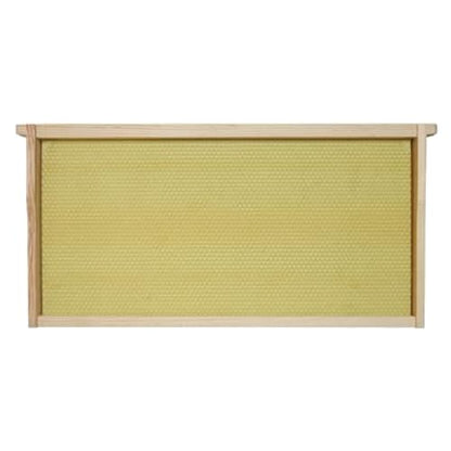 Mann Lake Premium Beekeeping Frames, Fully Assembled, Enhanced Max Wax Coating for Rapid Comb Drawing, Universal Fit, BPA & BPS Free, 9 1/8 Inches, Natural, 20-Pack