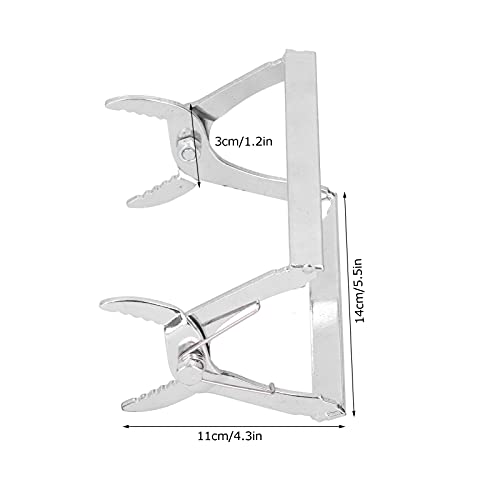 Stainless Steel Bee Frame Lifter, Non Slip Handle Comb Clip Grip Tool for Removing Beehive Frames Beekeeping Equipment