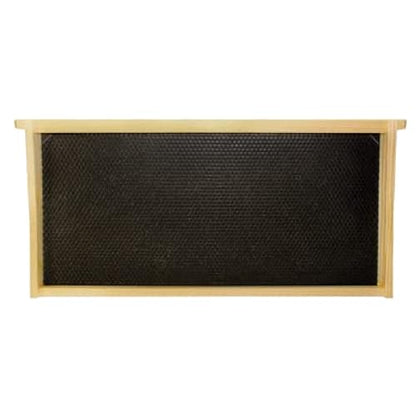 Mann Lake Premium Beekeeping Frames, Fully Assembled, Deep Rite-Cell Hive Frames, Beeswax Coating, Universal Fit, BPA & BPS Free, 9 1/8 Inches, Black, 20-Pack - style: Black Assembled Frames