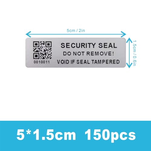 Customized Printed Tamper Evident Proof Serial Number QR Code Labels Sequential Bar Code Stickers Consecutive Security Warranty Void Label-Sealing for Package - style: custom