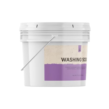 PURE ORIGINAL INGREDIENTS Natural Washing Soda (1 Gallon) Sodium Carbonate, Stain Remover, Water Softener, Multi-Purpose Cleaner - size: 128 Fl Oz (Pack of 1)