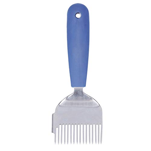 16-Inch Stainless Steel Uncapping Fork Beekeeping Tool with Ergonomic Plastic Handle for Easy Honey Harvesting