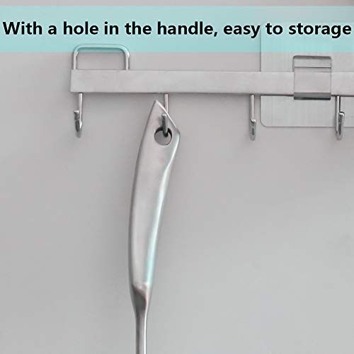 Newness Slotted Spoon, [Rustproof, Integral Forming, Durable] 304 Stainless Steel Widen Skimmer with Vacuum Ergonomic Handle, Comfortable Grip Design Strainer Ladle for Kitchen, 16.93 Inches - size: Length:16.93 Inches(43 cm)