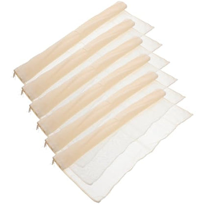 SHINEOFI 6Pcs Reusable Unbleached Cotton Cheesecloth Fine Mesh Strainer Cloth for Tofu Yogurt Butter Making Cooking and Canning Kitchen Cloths