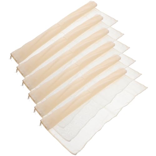 SHINEOFI 6Pcs Reusable Unbleached Cotton Cheesecloth Fine Mesh Strainer Cloth for Tofu Yogurt Butter Making Cooking and Canning Kitchen Cloths