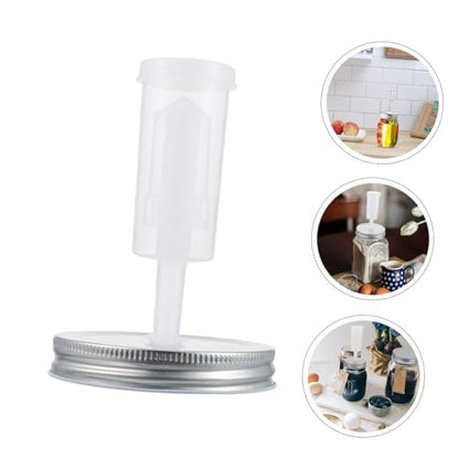 Wakauto Fermenting Lids for Mason Jars Lightweight Portable Pickles Jar Kit with Detachable Reusable Covers for Wide Mouth Fermenter Supplies