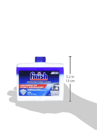 Finish Dishwasher Cleaner Liquid, Deep Cleans Hidden Grease & Limescale, Fights Odors & helps maintain Performance, 1 Year Supply, 8.45oz, (Pack of 8) - size: 8.45 Fl Oz (Pack of 8)