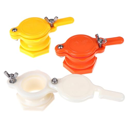 Beekeeping Tools, 4-Piece Beekeeping Honey Tap, Filling Gate Valve, Bucket, Outlet Accessories, Tools(White) - color: White