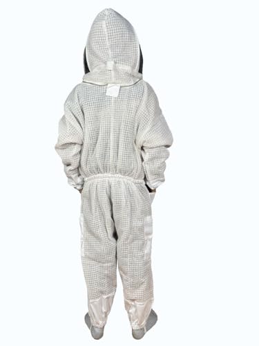 Three Layer Ventilated Beekeeping Suit for Kids (Large) - size: LARGE