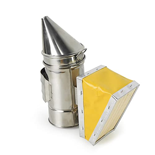 Luwint Mini Bee Hive Smoker for Kids, 7 Inch X-Small Bee Smoker for Little Beekeepers, Real Beekeeping Tools for Single Beehive and Beginers - color: For Kids