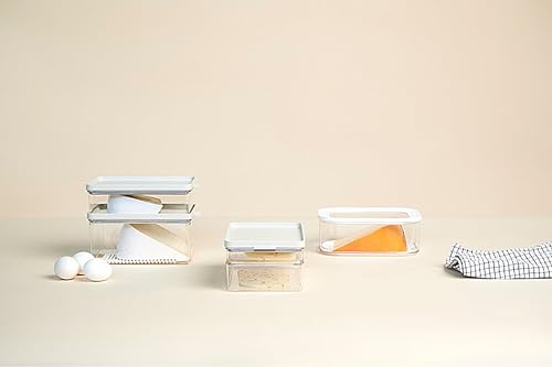 Mepal Nordic Sage Cheese Storage Container - Airtight Fridge Box with Lid - 2000 ml - Rectangular Lidded Box - Modern, Minimalist Style - Ideal for Cheese Organization - size: Käsebox