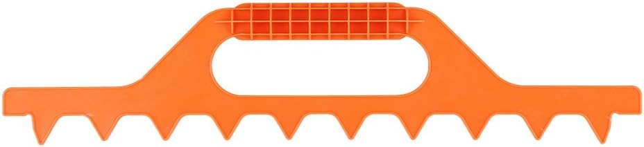 Bee Hive Frame Spacer Tool, 9 Frame Spacer for Spacing in a 10 Frame Sized Box, Beekeeping Accessories, Plastic Hive Frame Spacer, Orange, 41 x 9.6cm (16.14 x 3.78 inches)